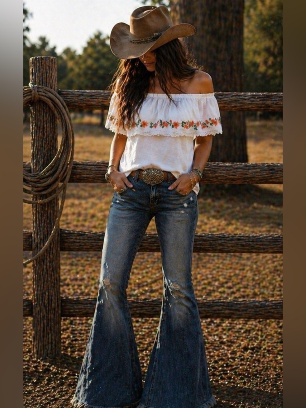 NWT Miss Me White Off Shoulder Embroidered Top Small
